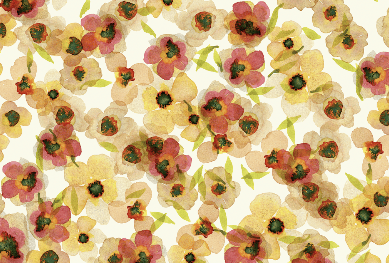 Watercolor Flowers 3 colorways Skillshare Student Project