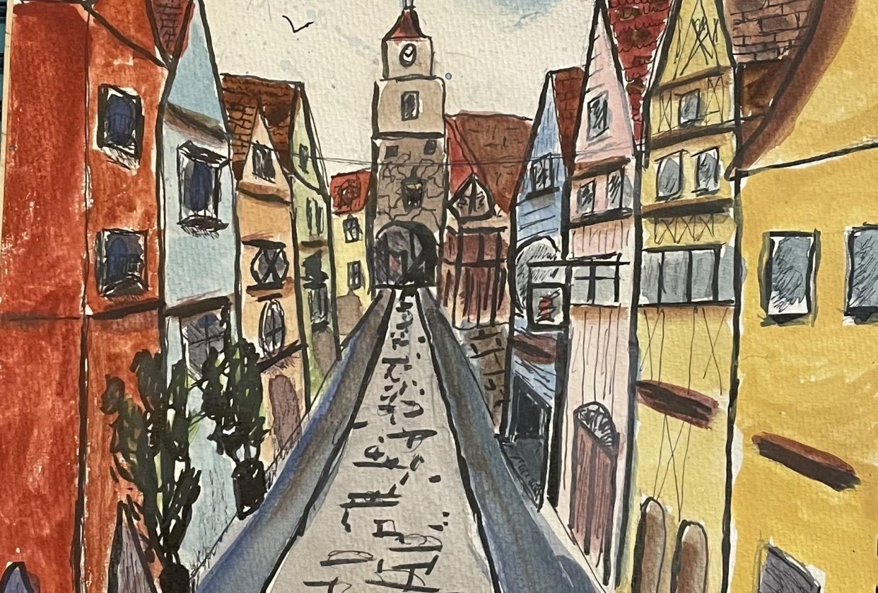 Urban Sketch - student project