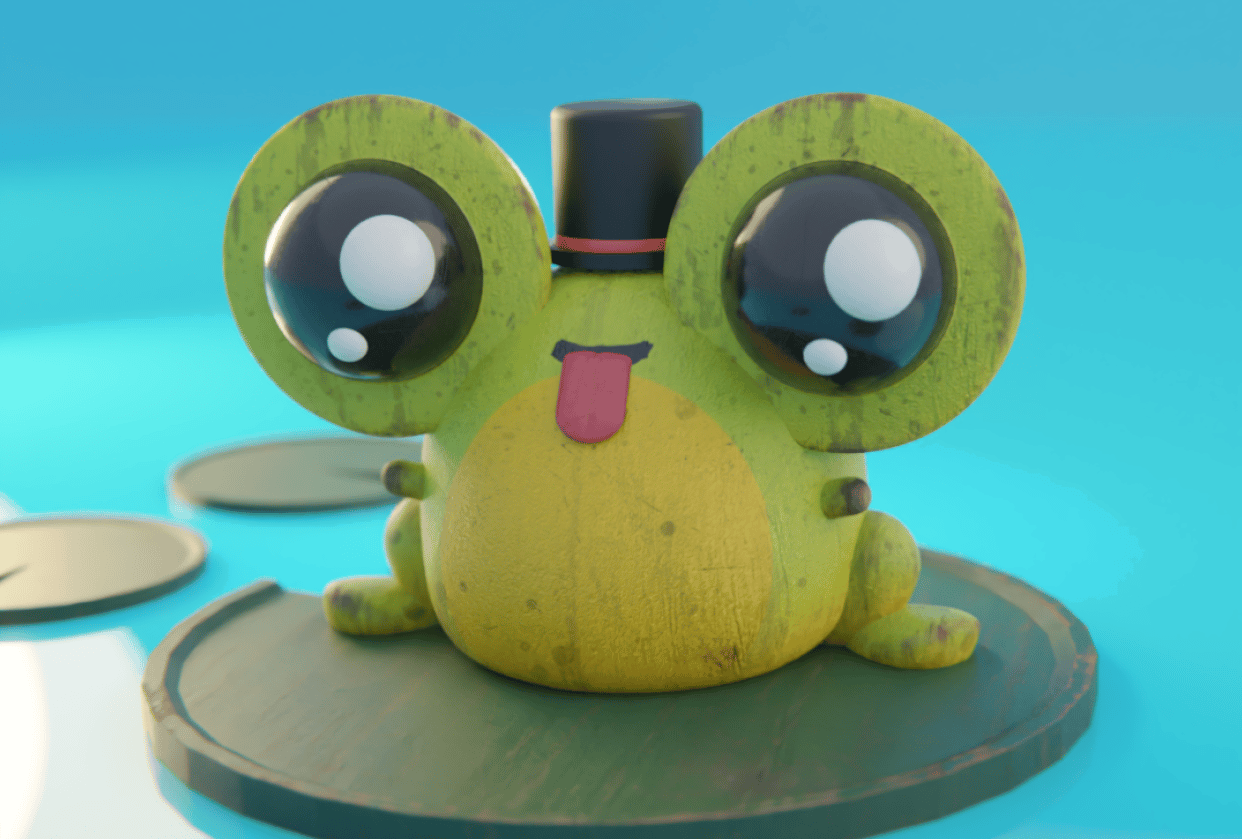 Frog Top Hat - student project