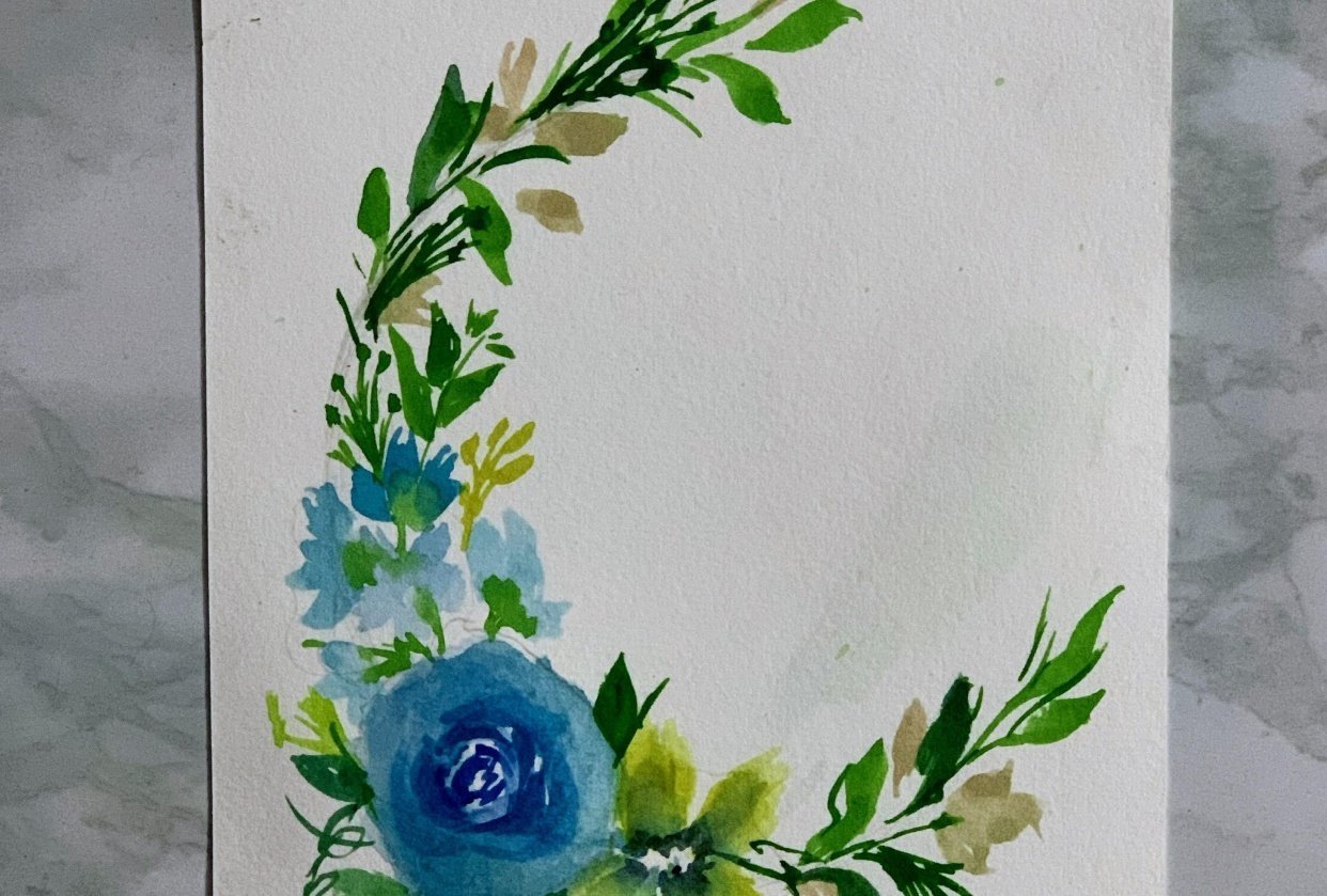 Flower Wreath - student project