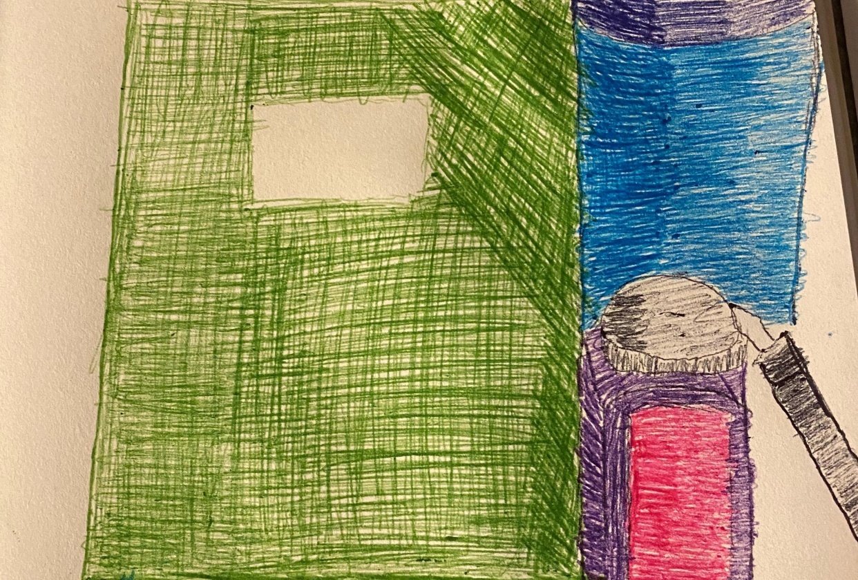 First Ballpoint Pen Drawing - student project