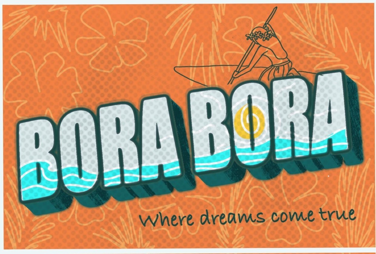 Love Bora Bora - student project