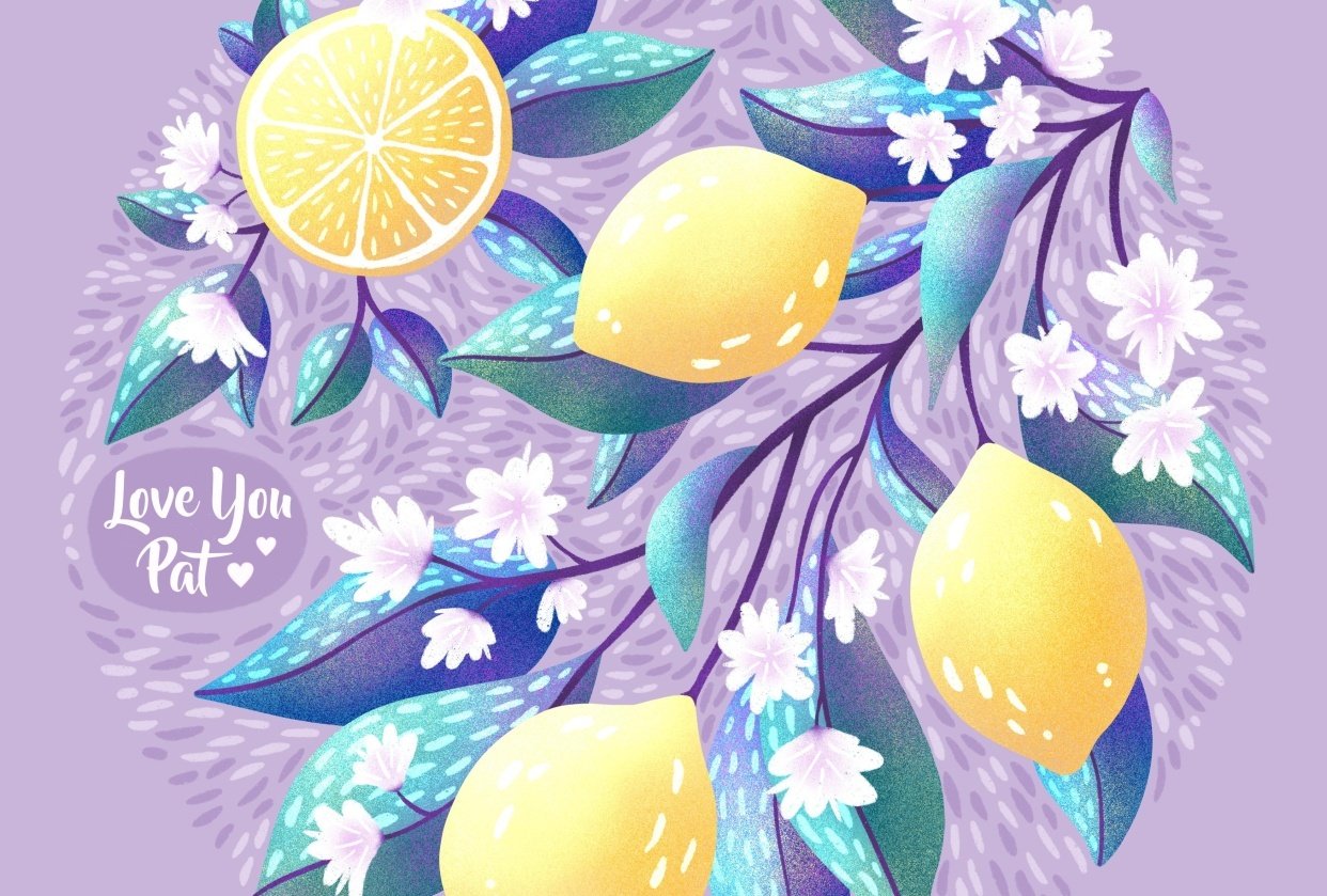 Procreate Lemons for Pat - student project