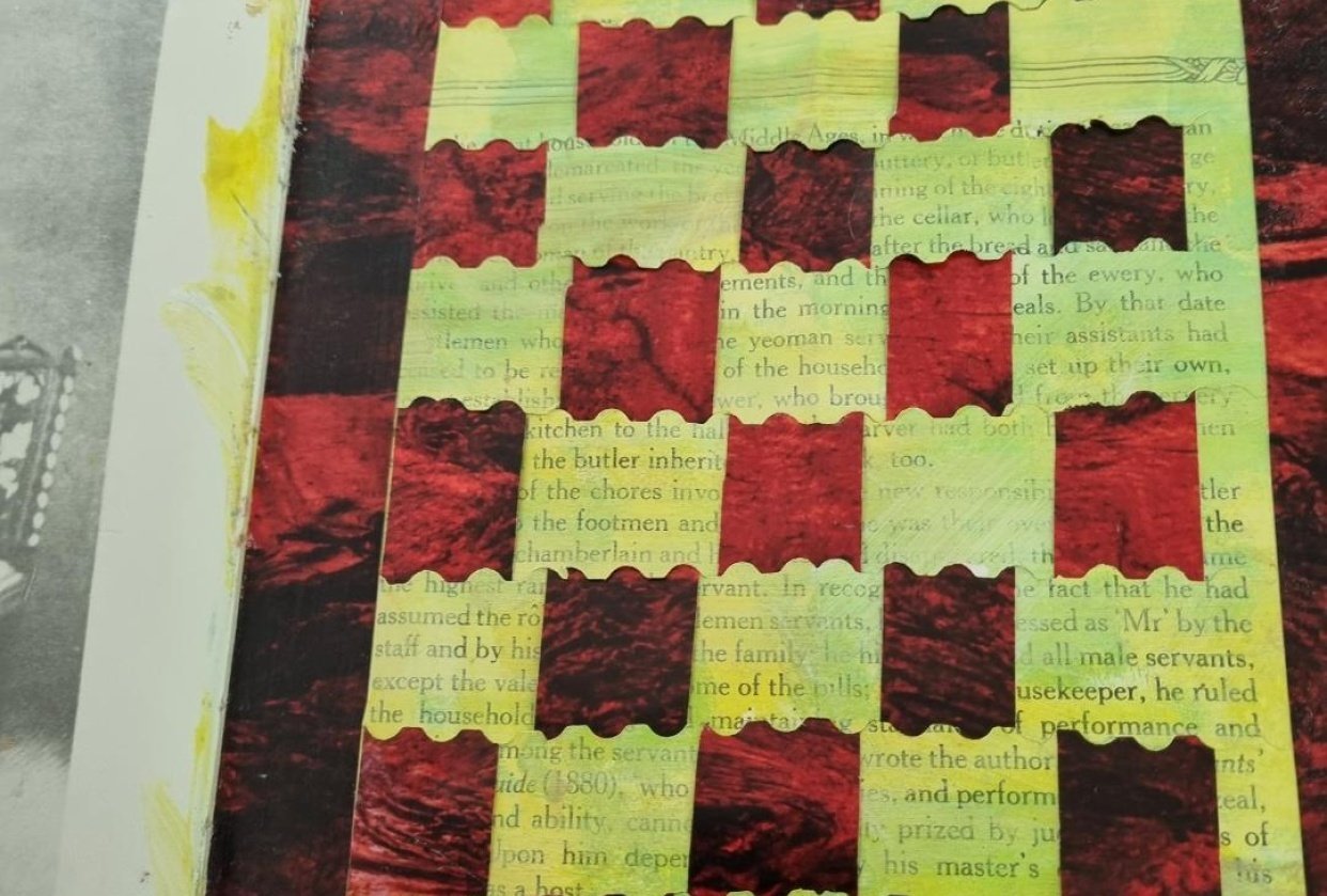 first woven book page Skillshare Student Project