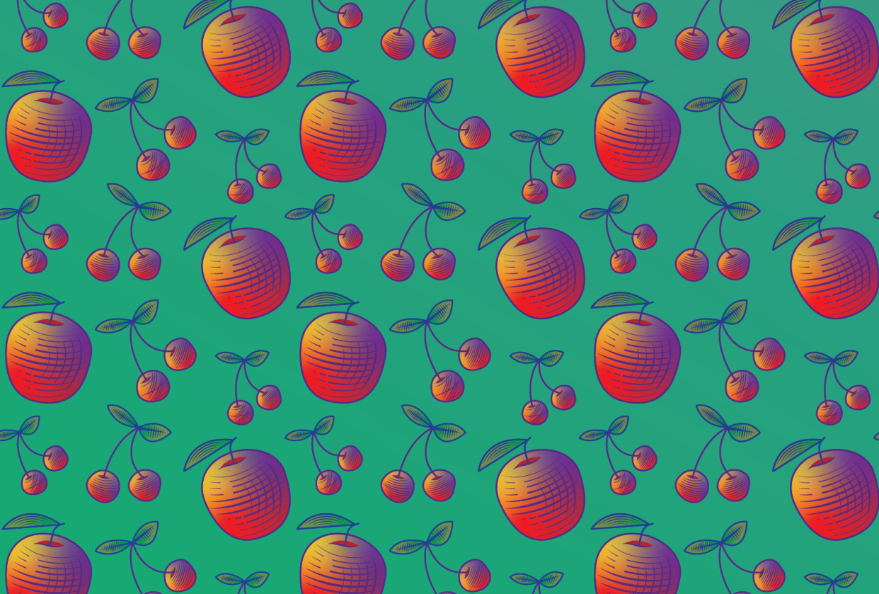 Fruit Pattern Color Adjustment Skillshare Student Project