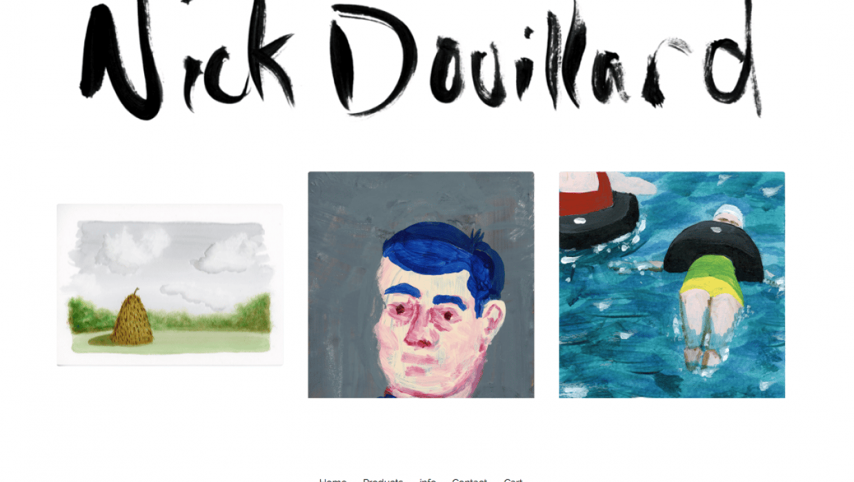 Nick Douillard Fine Art - student project