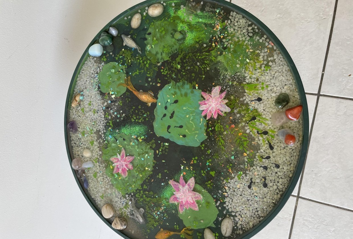 Resin pond - student project