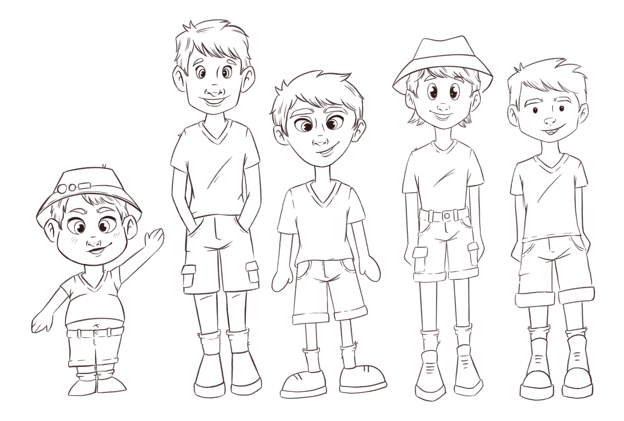 5-boys-project-skillshare-student-project