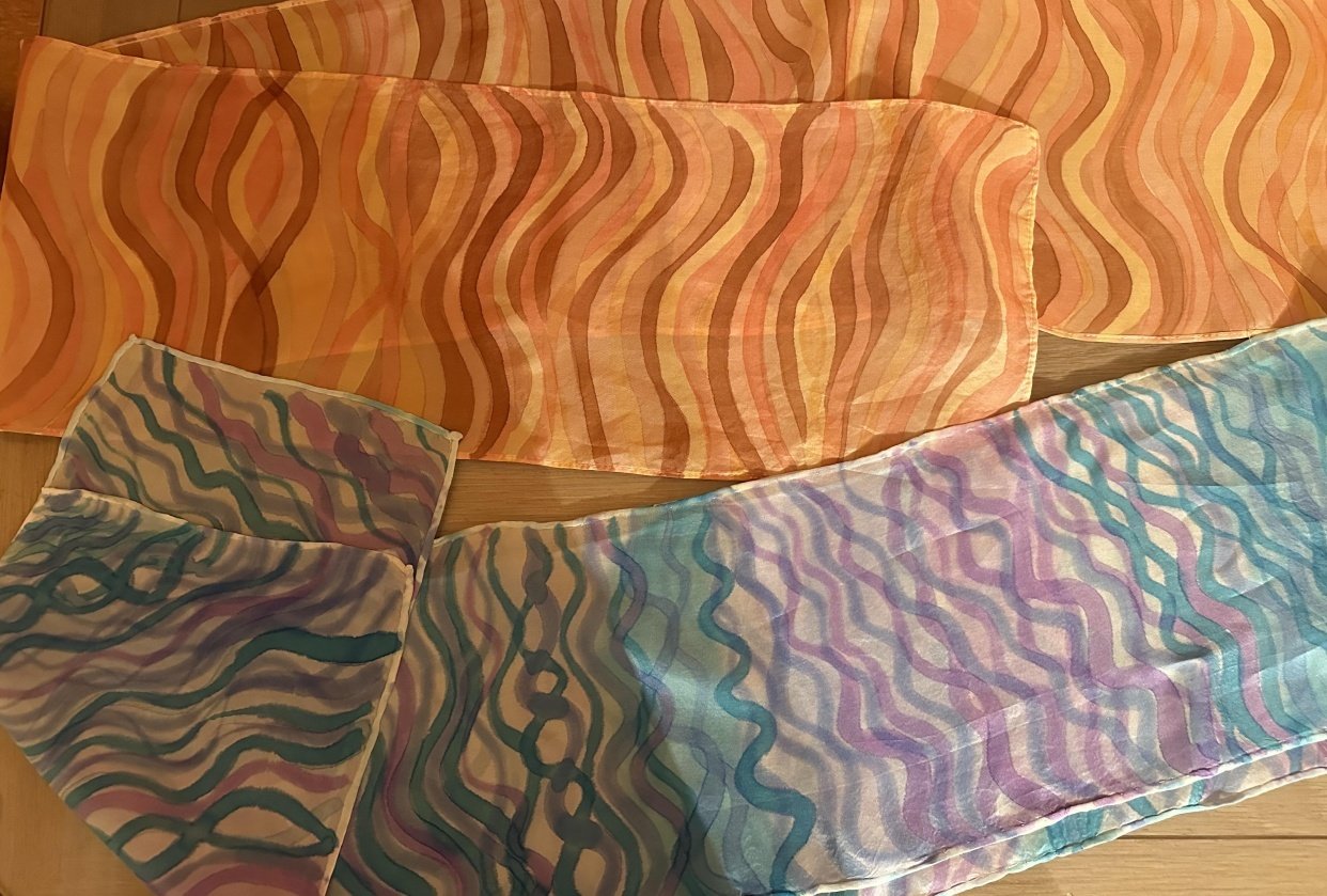 Paint a Silk Scarf Using Easy No Flow Product and Dyes Skillshare