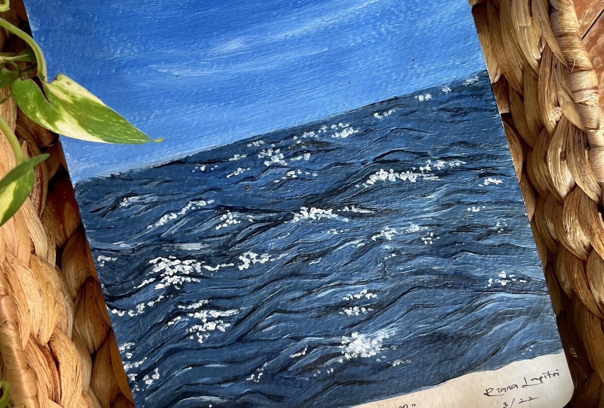 How to Paint Realistic Water Ocean Painting with Yvette Lab