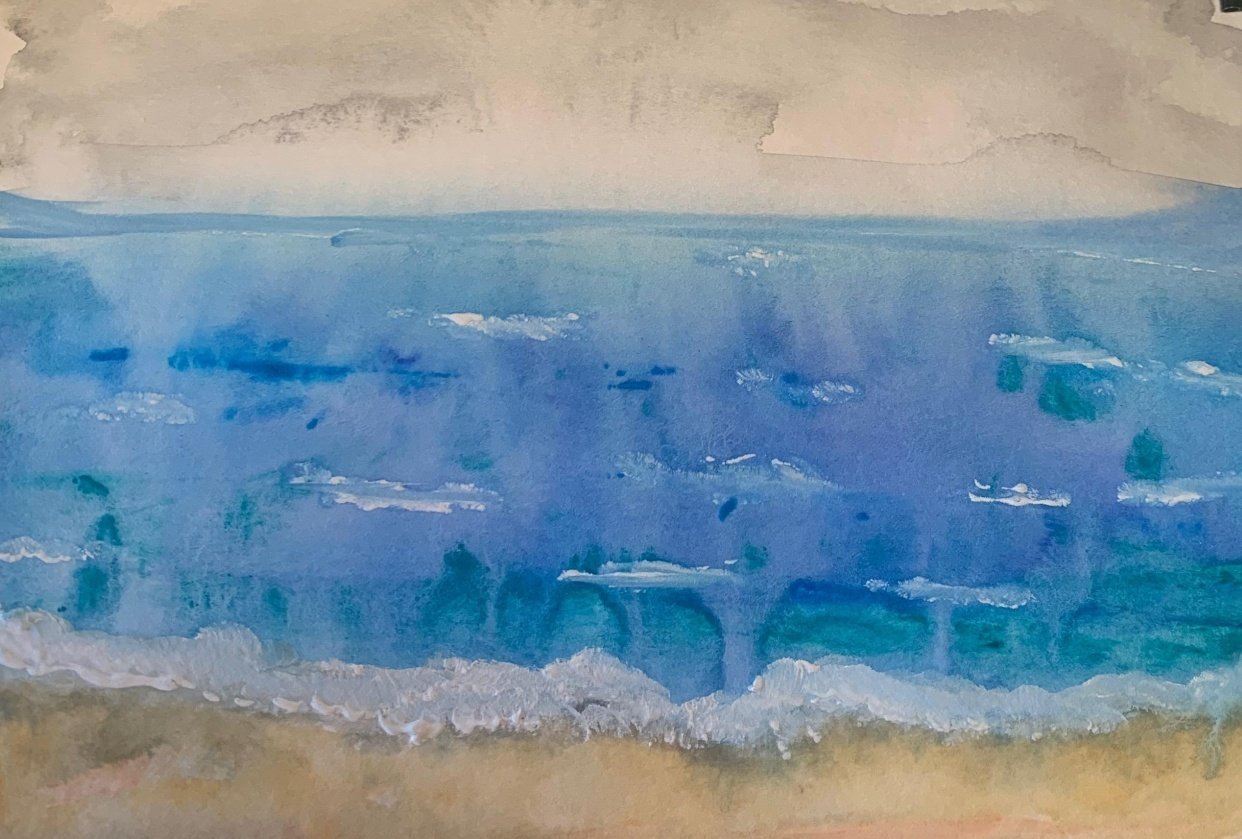 Gouache Seascape 1 Skillshare Student Project Gouache Seascape 1 Skillshare Student Project