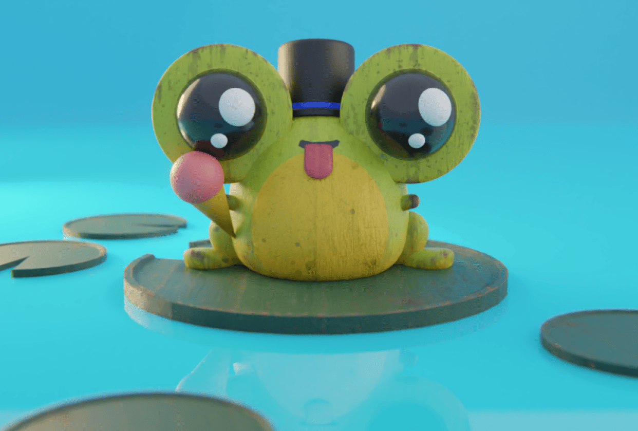 Top hat frog | Skillshare Student Project