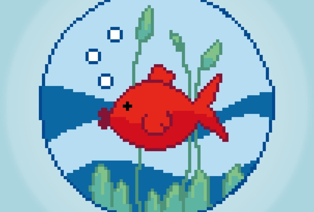 Fish Bowl Pixel Art Skillshare Student Project