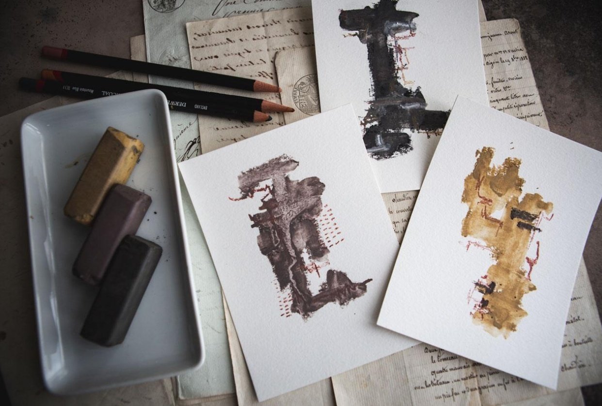 Charcoal Exploring Abstract Art with Different Types of Charcoal