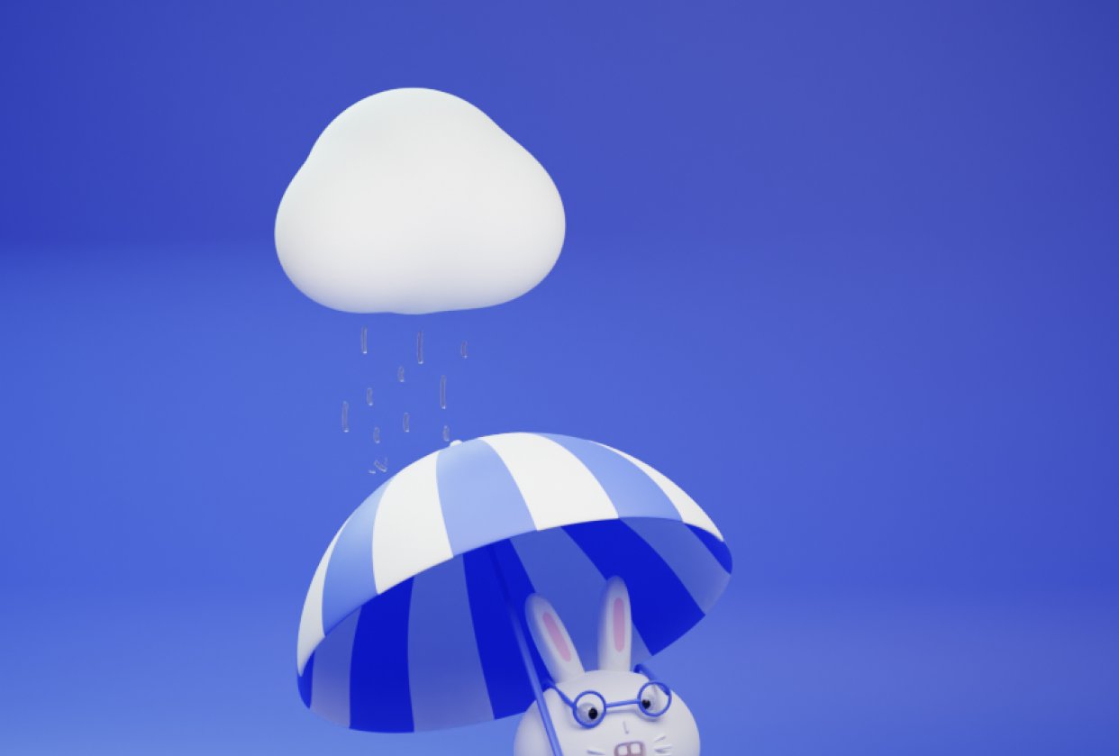 3d illustration of a Bunny - student project