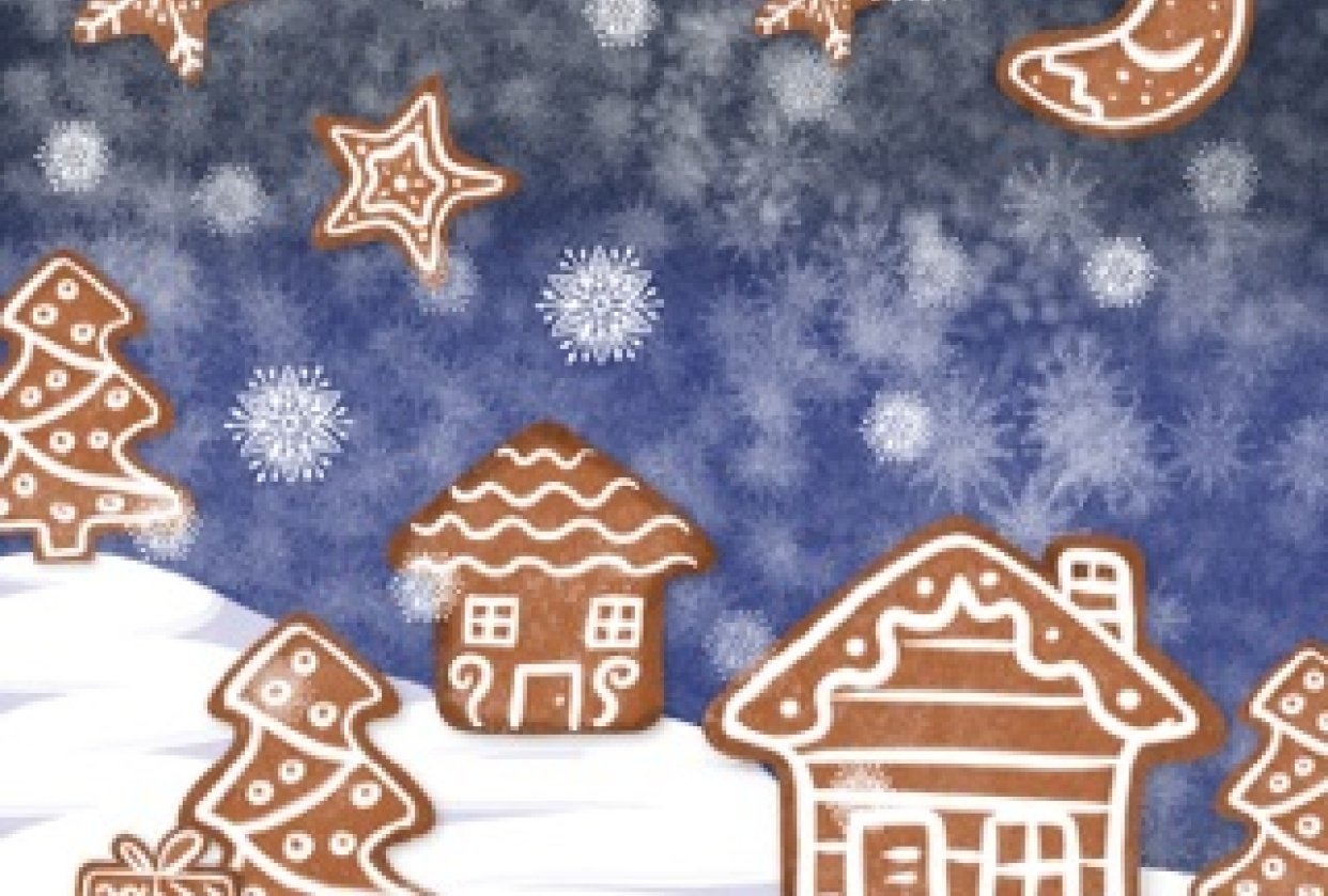 Procreate gingerbread cookies Skillshare Student Project