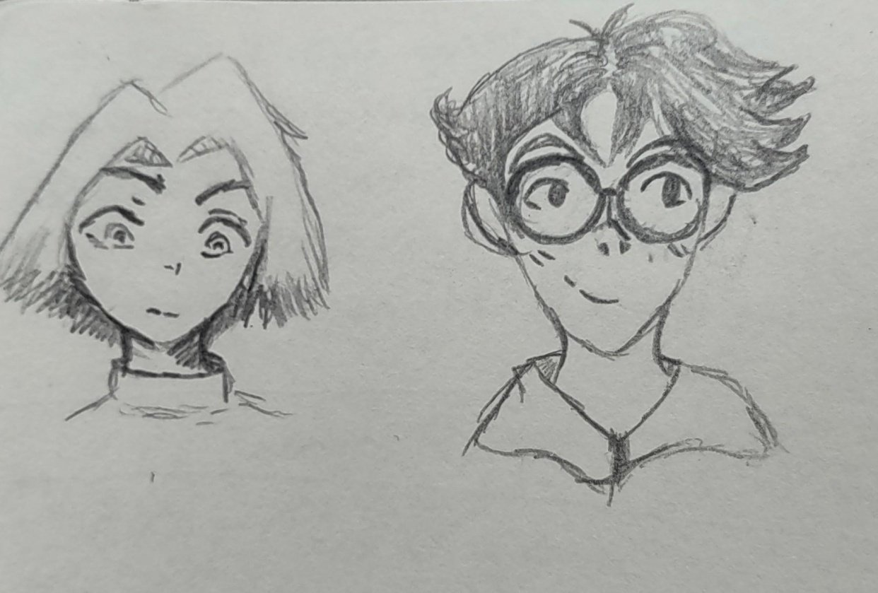 Anime Heads - student project