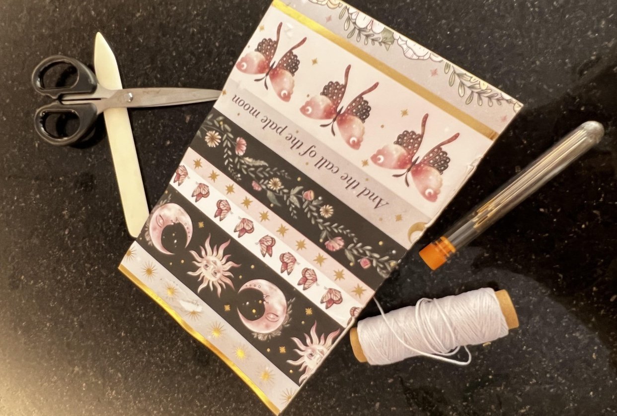 Bookbinding journal Skillshare Student Project