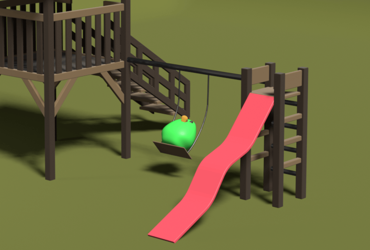 Into Animation: Playground Scene | Skillshare Student Project