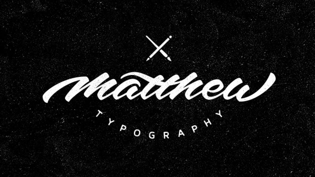 Sample Project: My first name as a signature logo - student project
