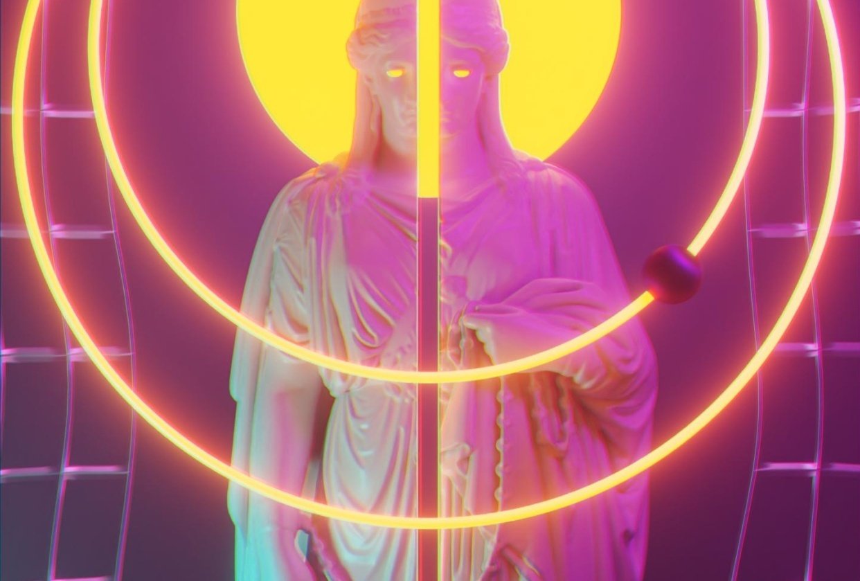 Sacred Vaporwave - student project