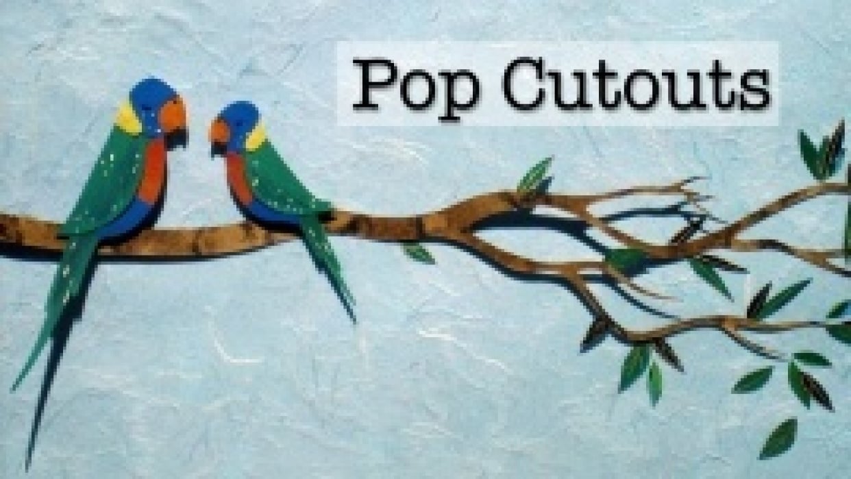 Popcutouts Portfolio Site - student project