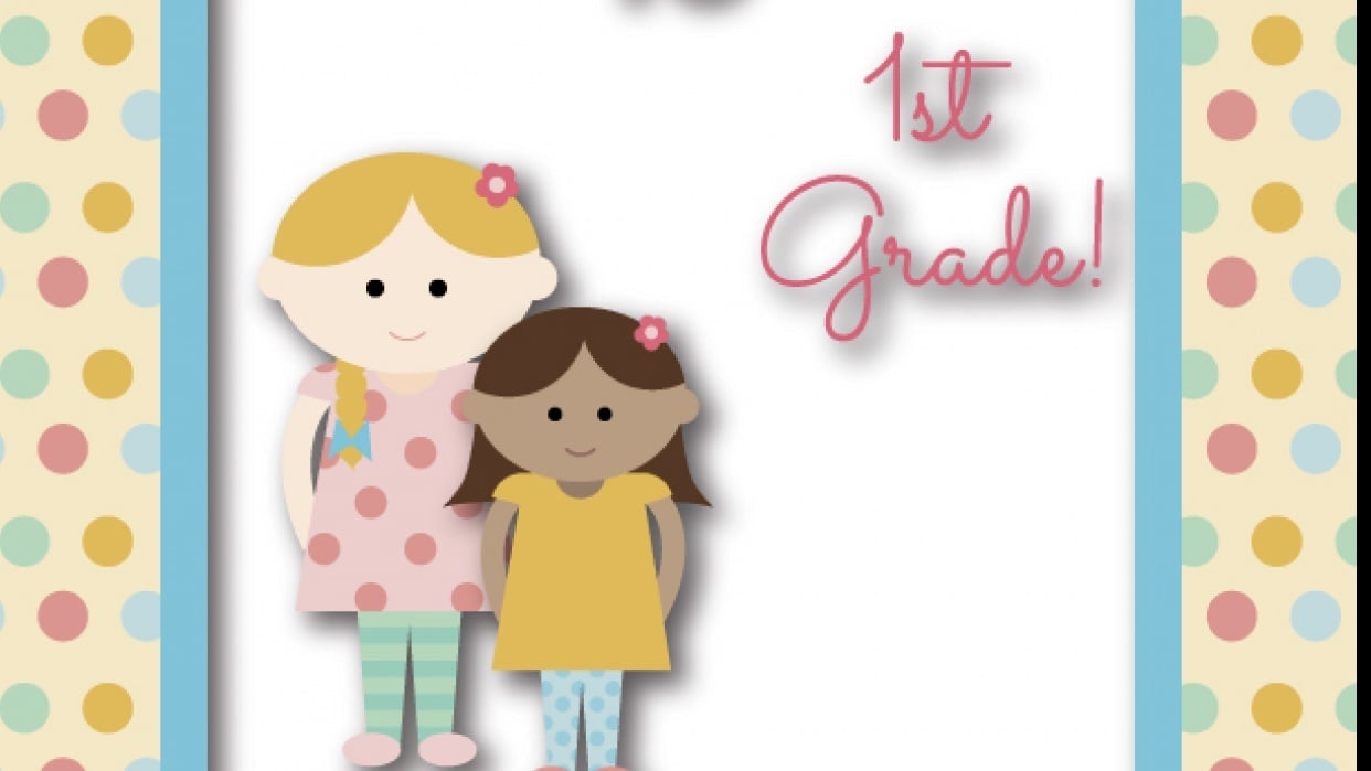 to 1st grade postcard Skillshare Student Project