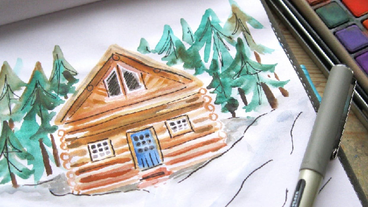 November 30 Day Sketch a day Challenge - student project