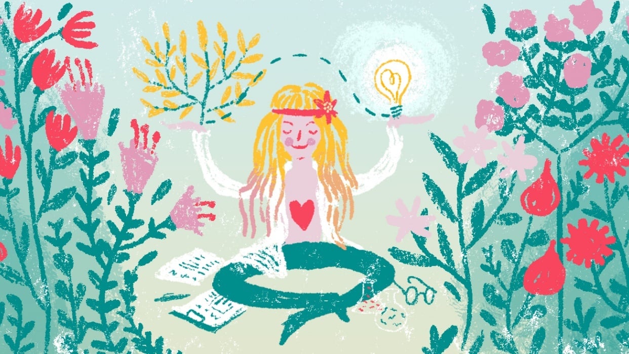 Lilla's flower power editorial - student project