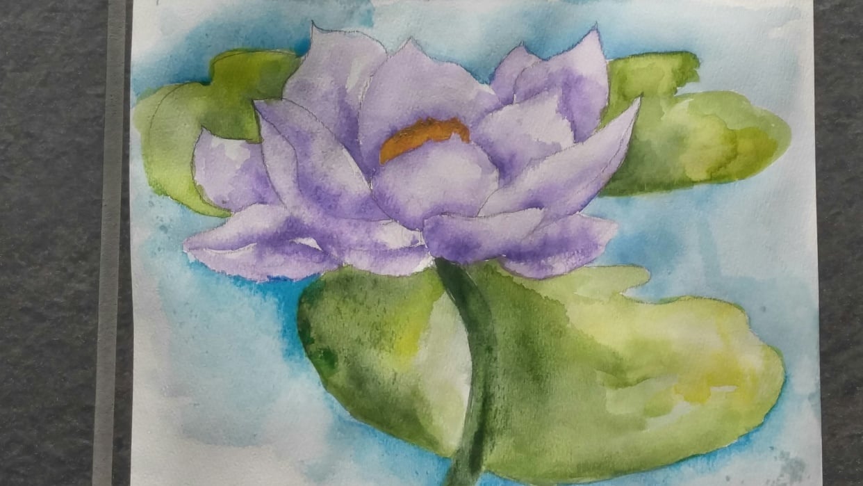 Watercolor flowers Skillshare Student Project