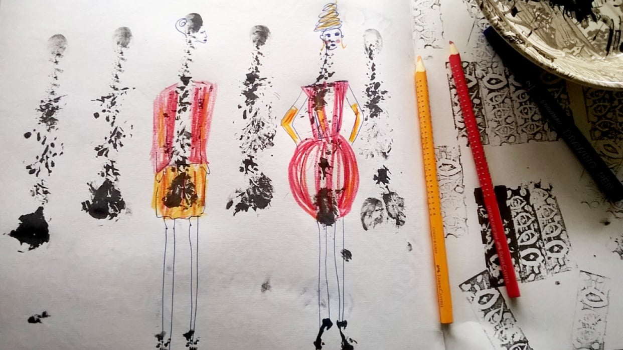 ink and patterns :)  - student project