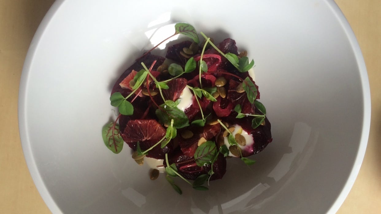 Beets & Blood Orange - student project