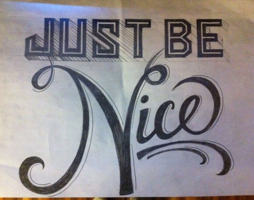 Just Be Nice... - student project