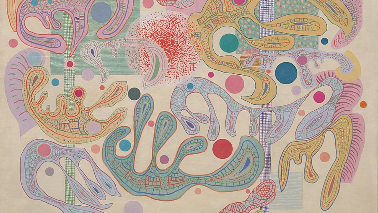 'Capricious Forms' by Wassily Kandinsky - student project