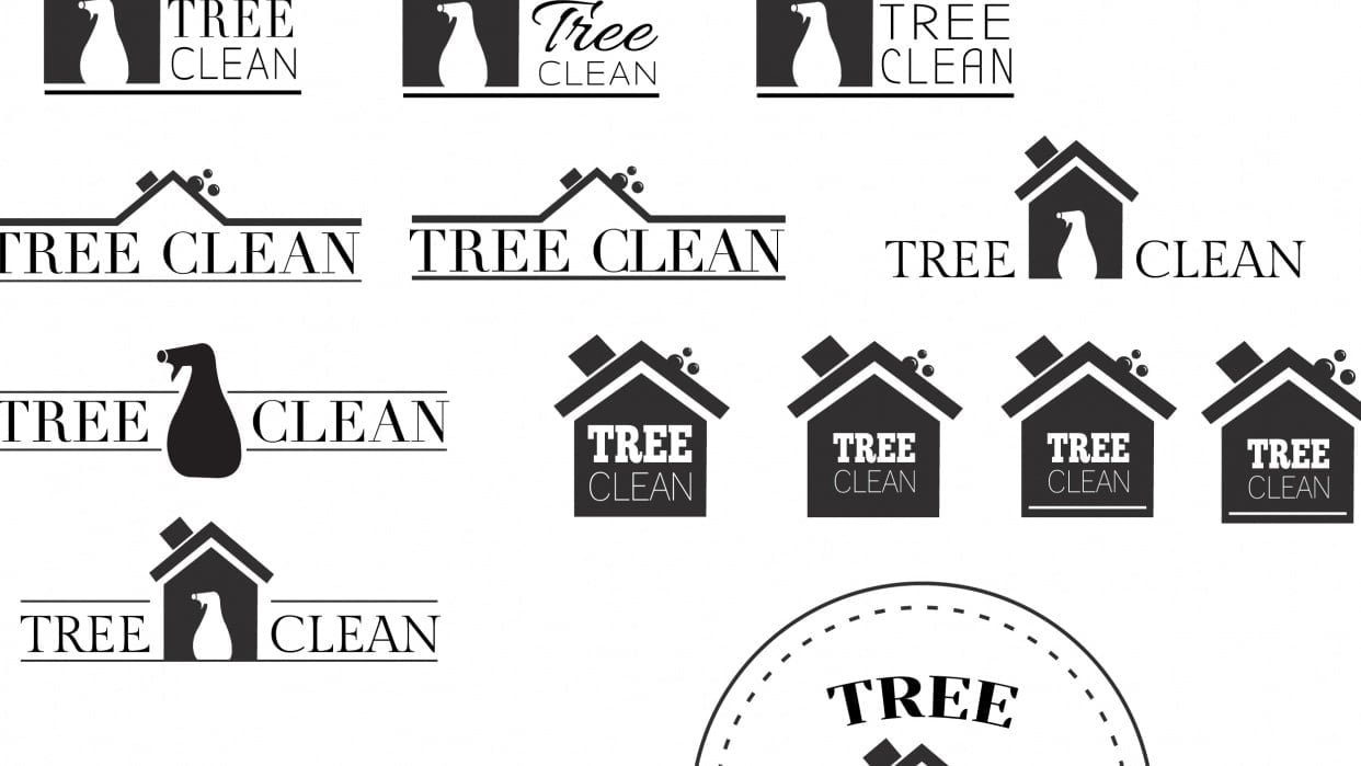 Tree Clean Logo Project  - student project