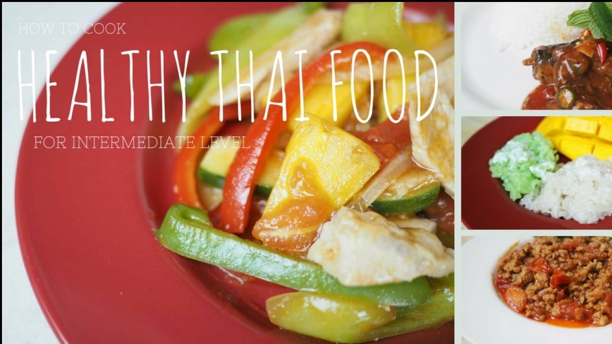How to Cook Healthy Thai Food For Beginner Vol.2 - Nam Prik Ong