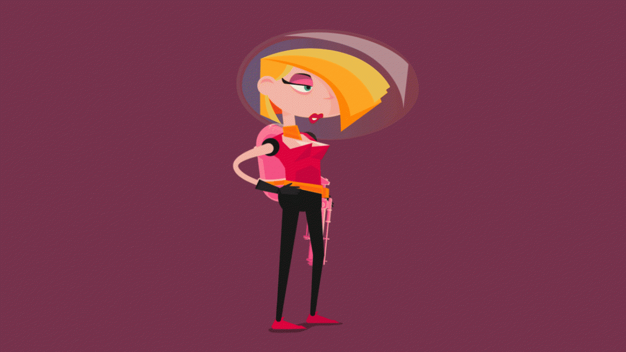 Sophia _ run cycle - student project