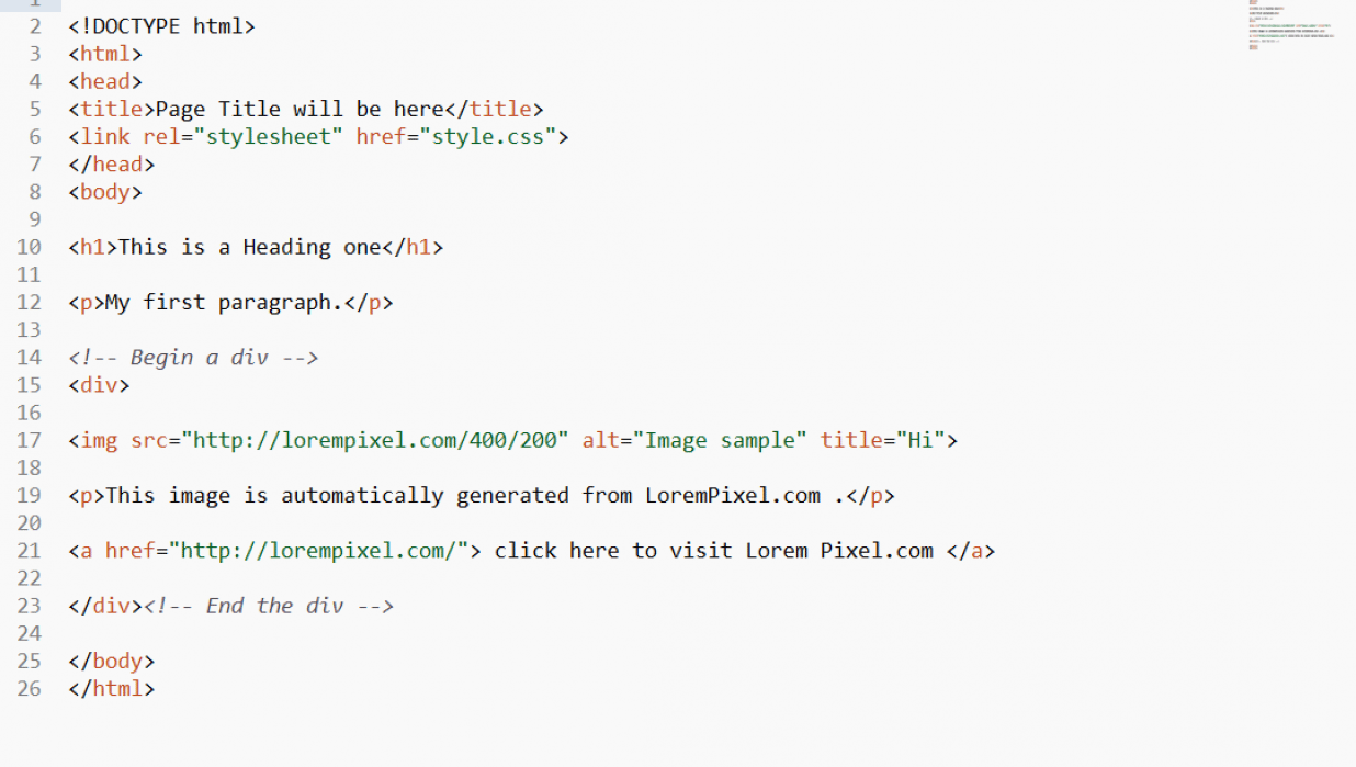 HTML code | Skillshare Student Project