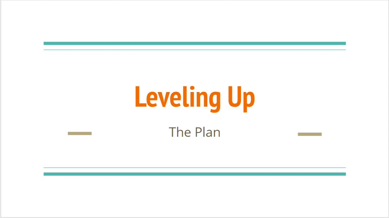 Leveling Up - student project