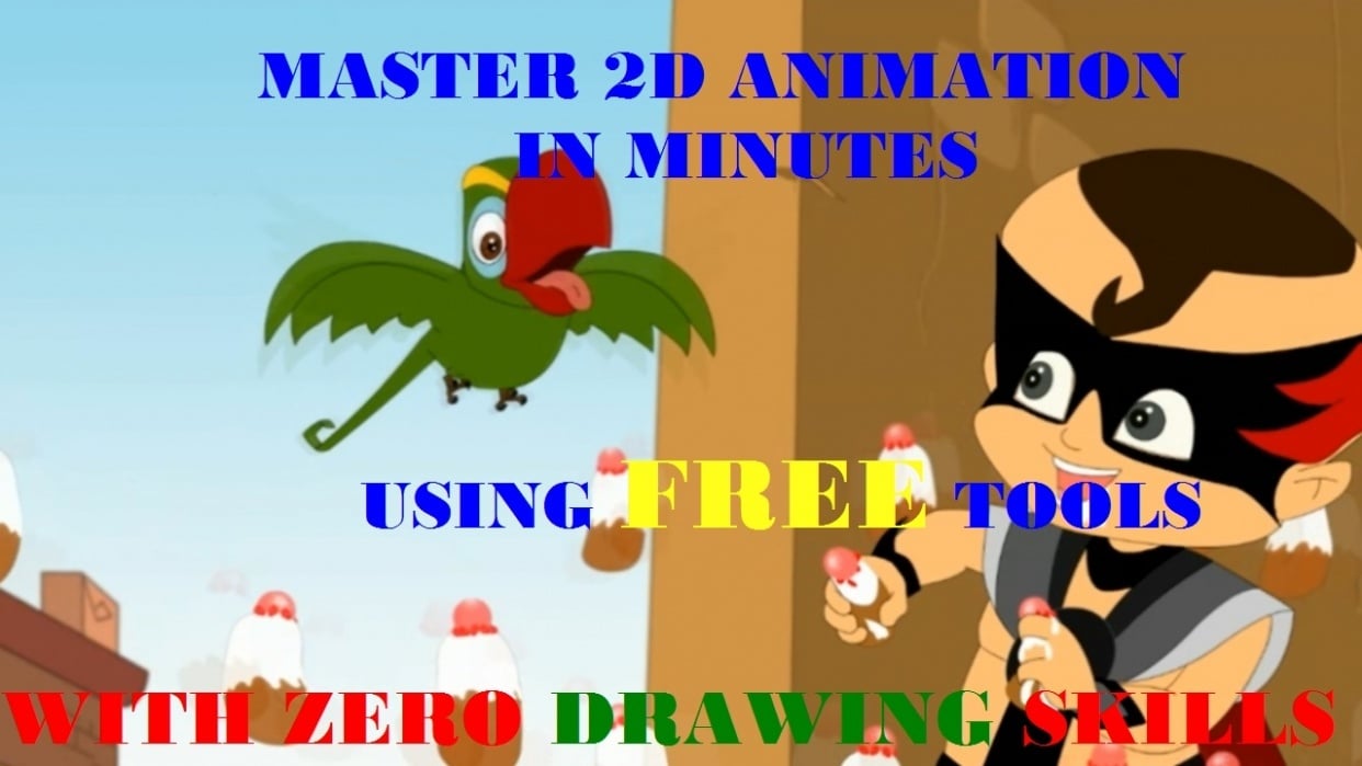 Master 2D animation in Minutes Using Free Tools With Zero Drawing skills | Skillshare Student Project Master 2D animation in Minutes Using Free Tools With Zero Drawing skills | Skillshare Student Project