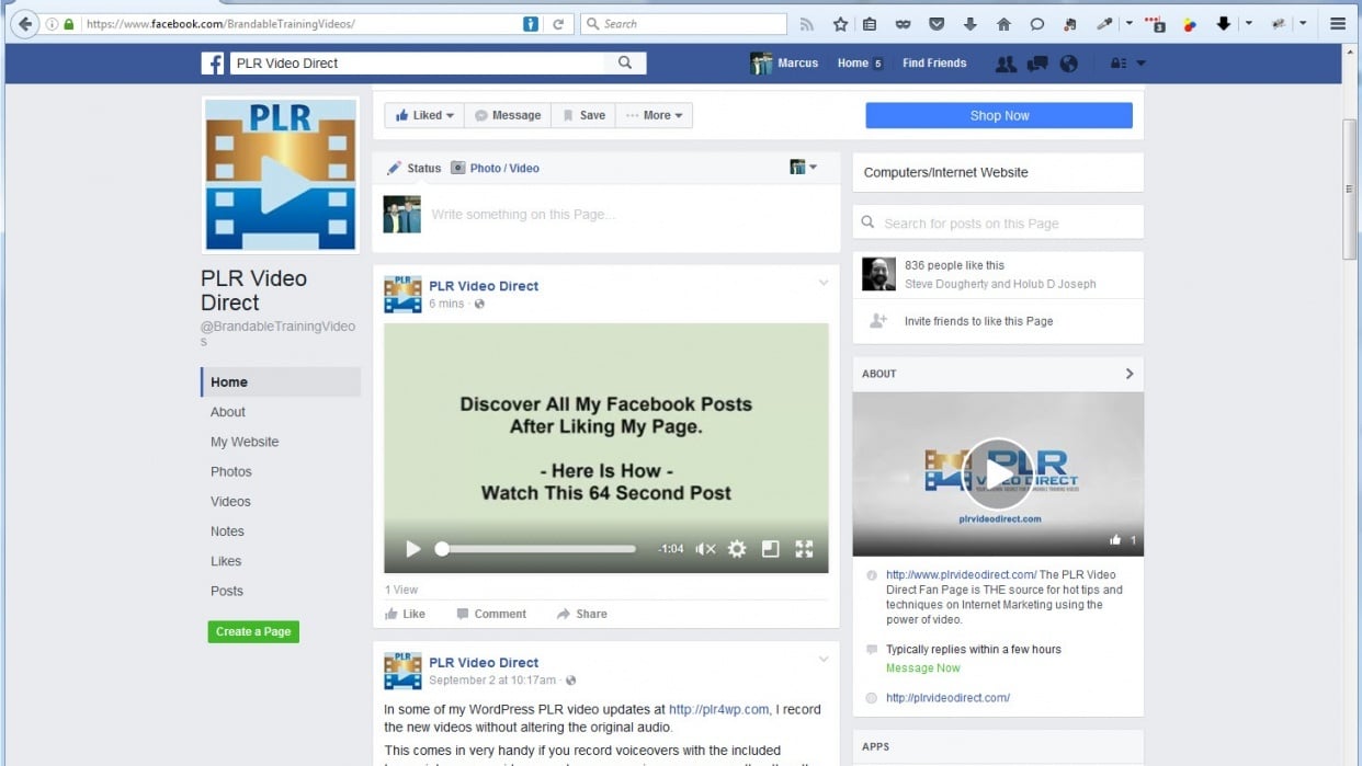 Increase Facebook Page Engagement  - student project