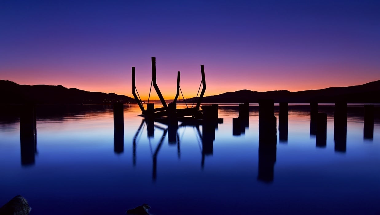 New Zealand landscapes at twilight - student project