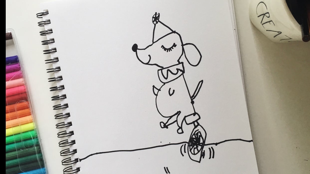 My 4 year old's art - student project