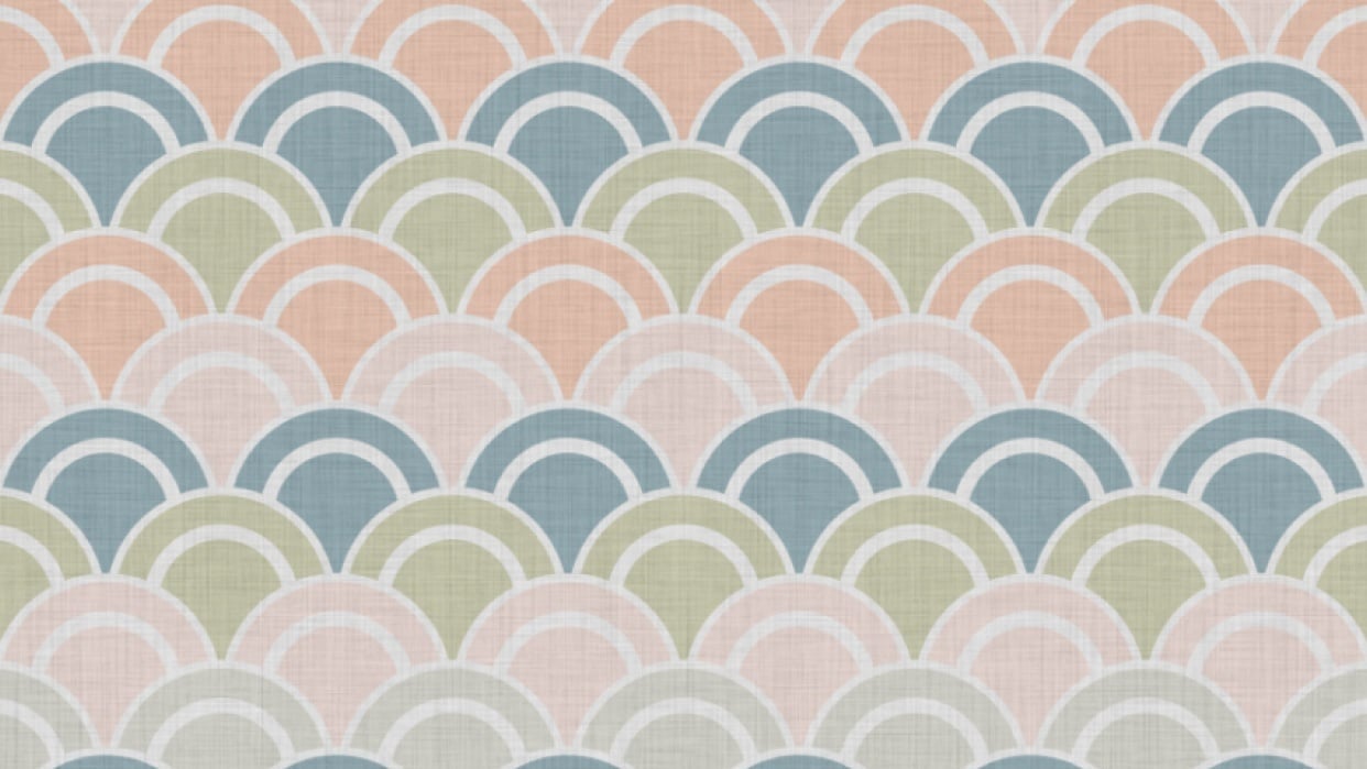 Pastel Rising Sun Pattern - student project