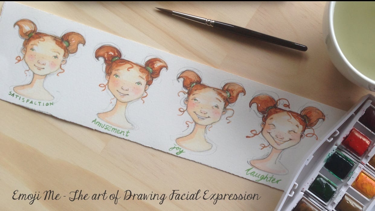 Emoji Me - The Art of Drawing Facial Expression. 'Joy!' - student project