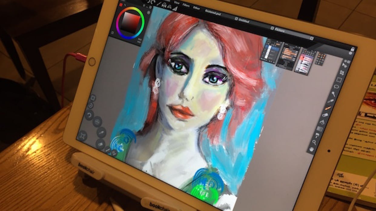 How To Paint An Ipad Portrait Skillshare Student Project How To Paint An Ipad Portrait Skillshare Student Project