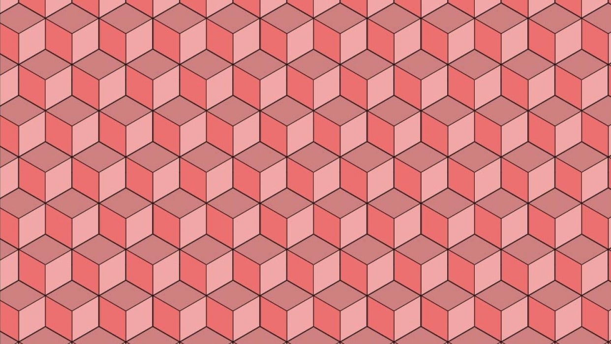 Isometric Cube Pattern - student project