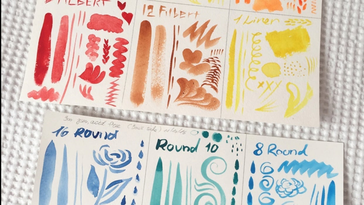 My Brush Study & Samplers  - student project