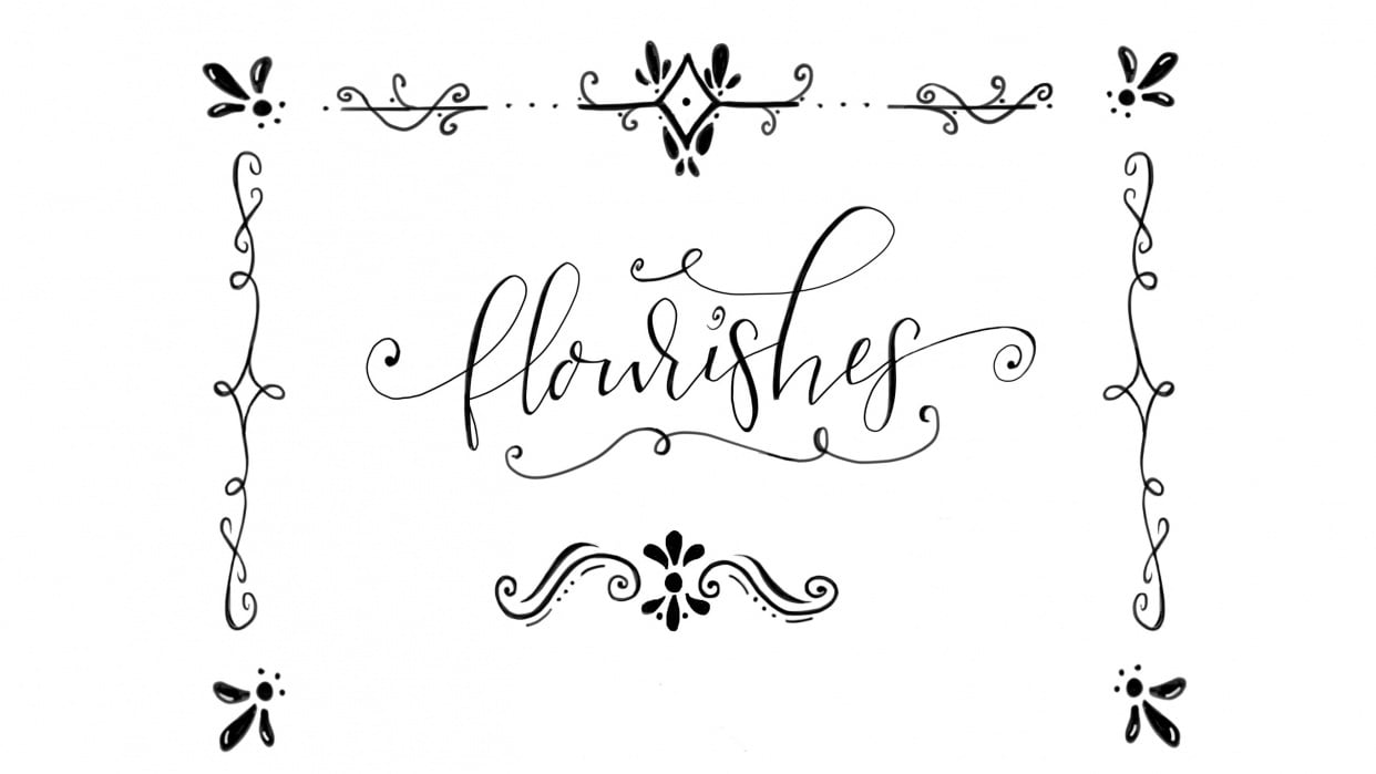 Flourishes On Flourishes Skillshare Student Project Flourishes On Flourishes Skillshare Student Project