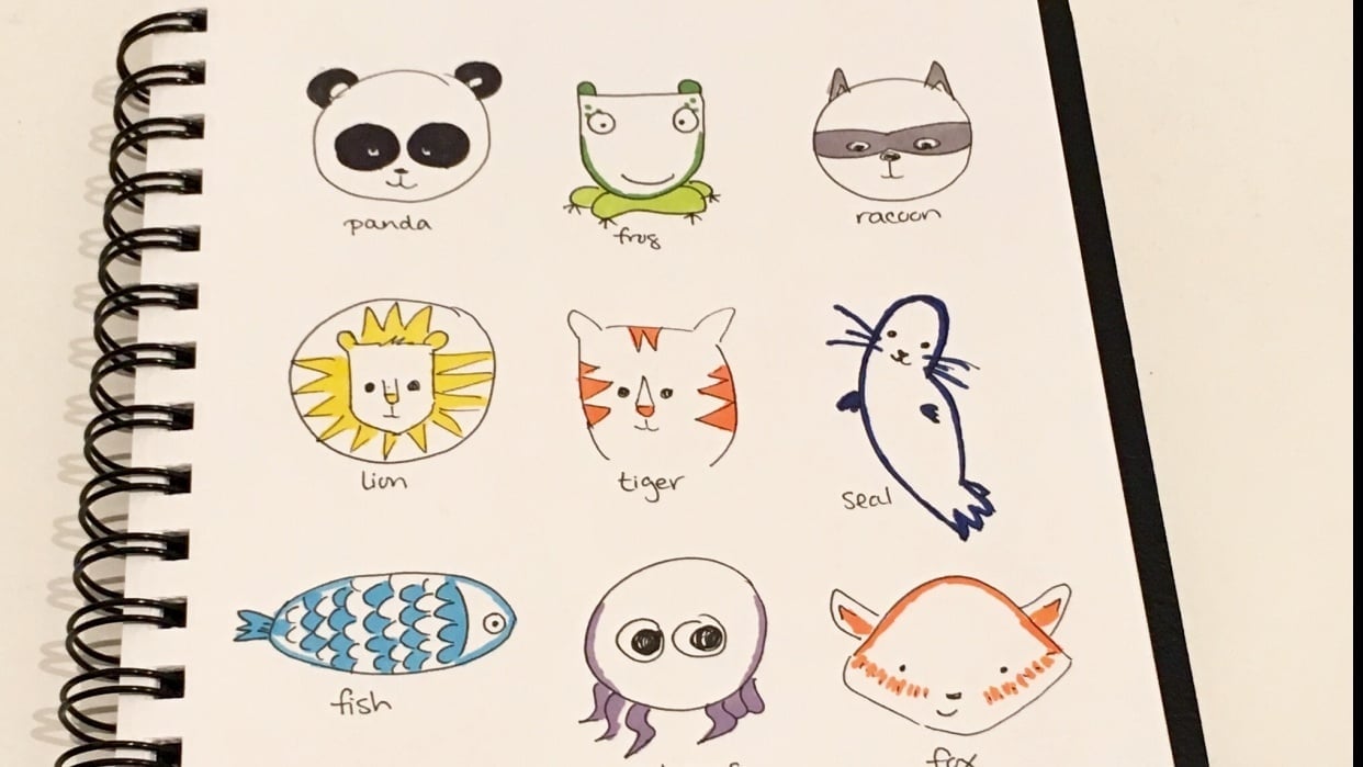 Circle Animals | Skillshare Student Project Circle Animals | Skillshare Student Project